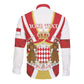 Personalized Monaco Long Sleeve Button Shirt Deo Juvante Sporty Style