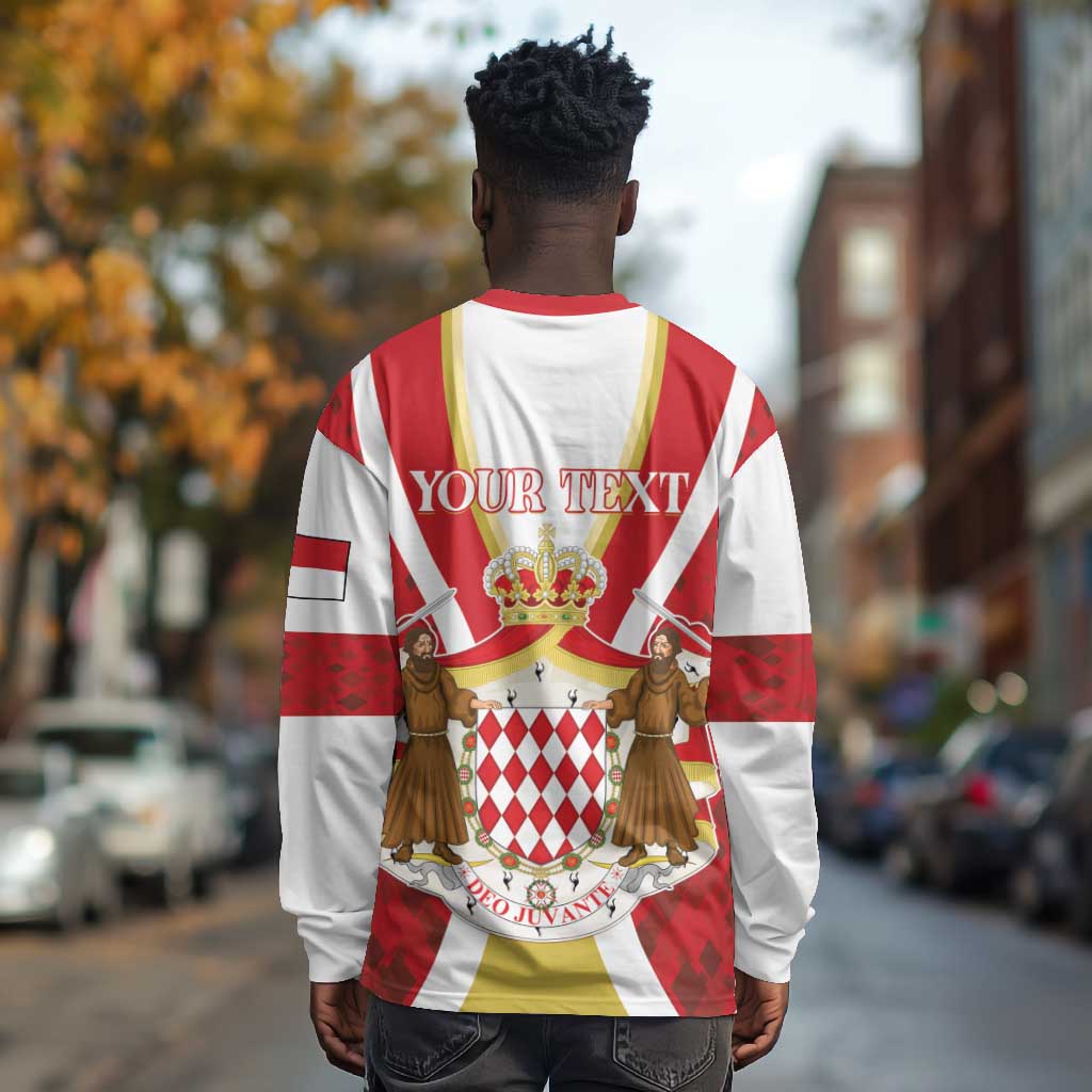 Personalized Monaco Long Sleeve Shirt Deo Juvante Sporty Style LT01
