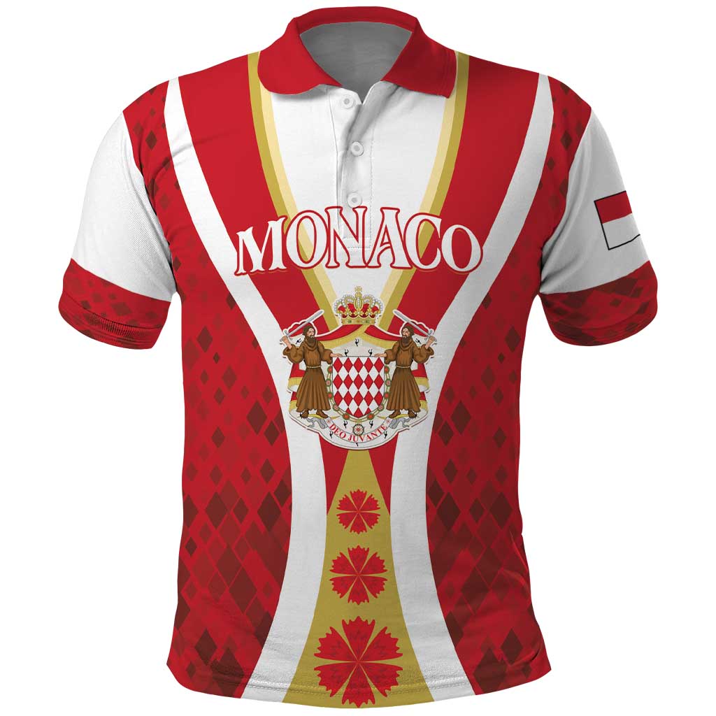 Personalized Monaco Polo Shirt Deo Juvante Sporty Style