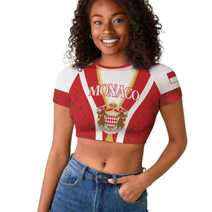 Personalized Monaco Raglan Cropped T shirt Deo Juvante Sporty Style