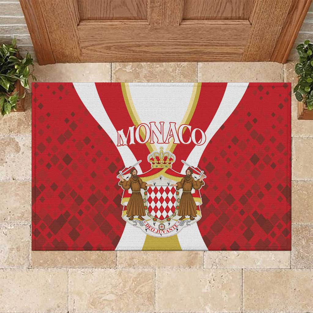 Monaco Rubber Doormat Deo Juvante Sporty Style