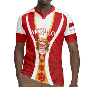 Personalized Monaco Rugby Jersey Deo Juvante Sporty Style