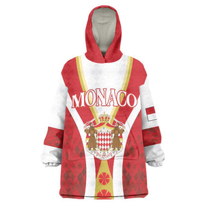 Personalized Monaco Wearable Blanket Hoodie Deo Juvante Sporty Style