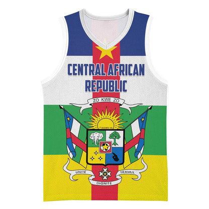 Personalized Central African Republic Basketball Jersey African Zo Kwe Zo LT01