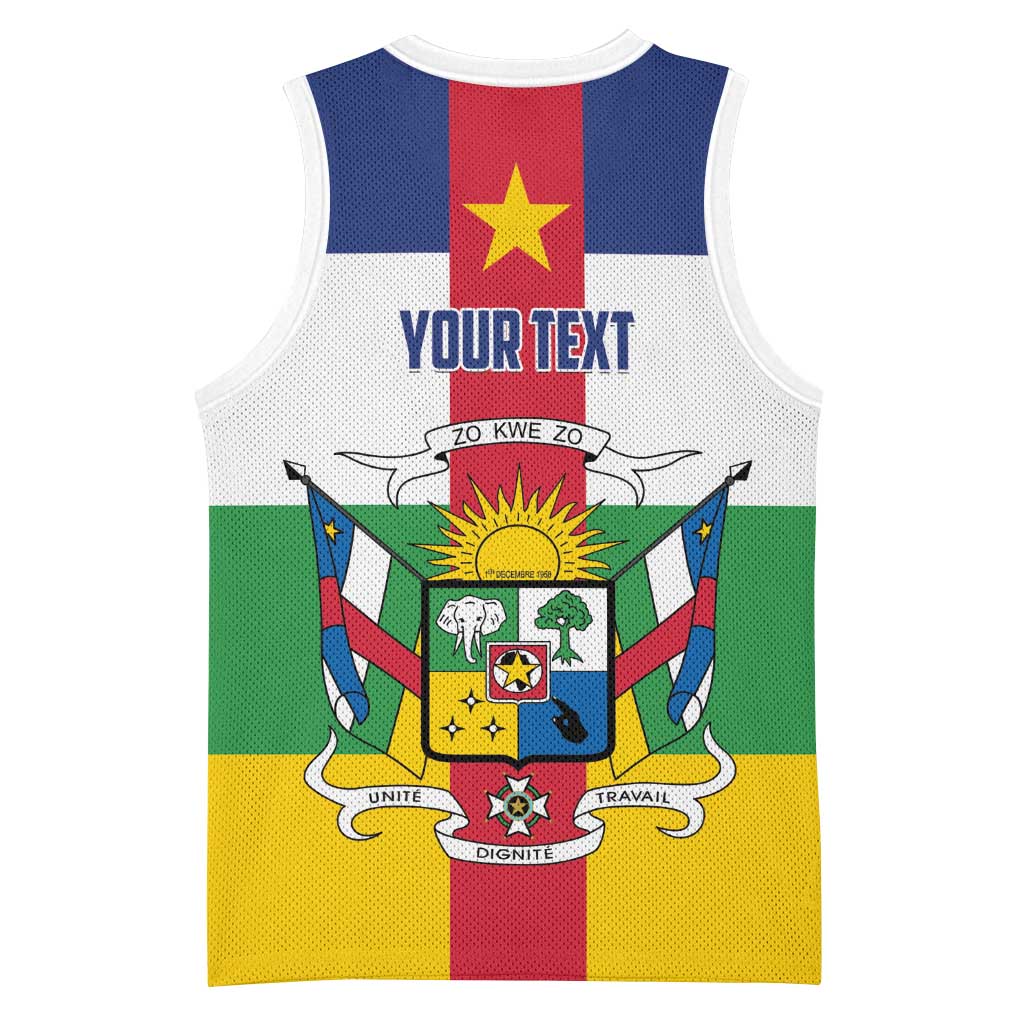 Personalized Central African Republic Basketball Jersey African Zo Kwe Zo LT01
