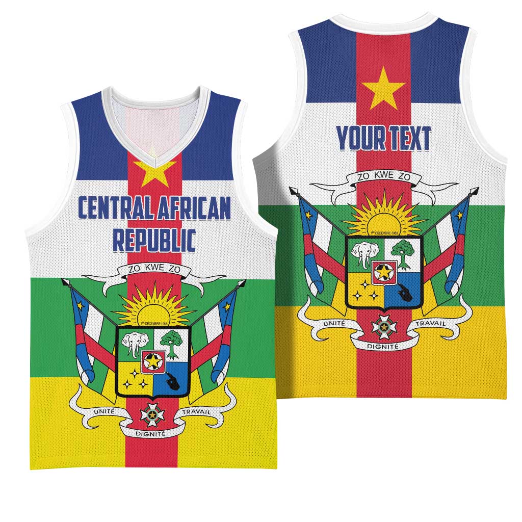 Personalized Central African Republic Basketball Jersey African Zo Kwe Zo LT01