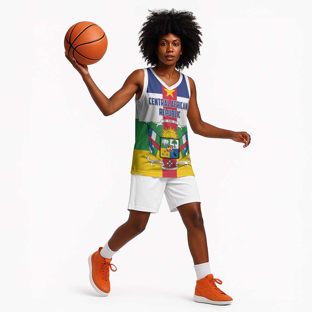 Personalized Central African Republic Basketball Jersey African Zo Kwe Zo LT01