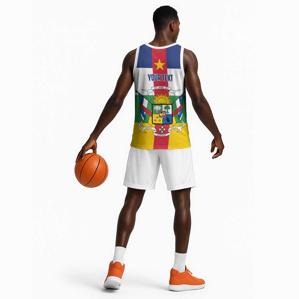 Personalized Central African Republic Basketball Jersey African Zo Kwe Zo LT01