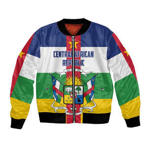 Personalized Central African Republic Bomber Jacket African Zo Kwe Zo