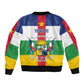 Personalized Central African Republic Bomber Jacket African Zo Kwe Zo