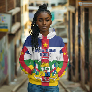 Personalized Central African Republic Hoodie African Zo Kwe Zo