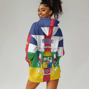 Personalized Central African Republic Hoodie Dress African Zo Kwe Zo