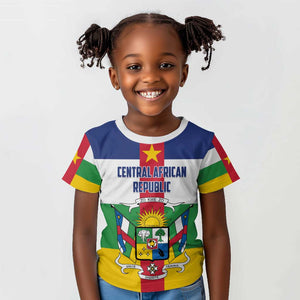 Personalized Central African Republic Kid T shirt African Zo Kwe Zo