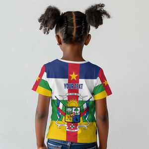 Personalized Central African Republic Kid T shirt African Zo Kwe Zo