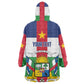 Personalized Central African Republic KId Wearable Blanket Hoodie African Zo Kwe Zo