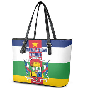 Central African Republic Leather Tote Bag African Zo Kwe Zo