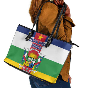 Central African Republic Leather Tote Bag African Zo Kwe Zo