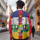 Personalized Central African Republic Long Sleeve Button Shirt African Zo Kwe Zo