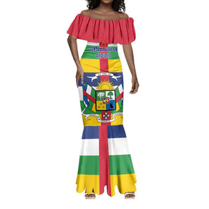 Personalized Central African Republic Mermaid Dress African Zo Kwe Zo