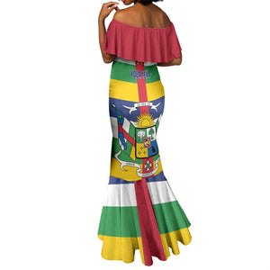 Personalized Central African Republic Mermaid Dress African Zo Kwe Zo