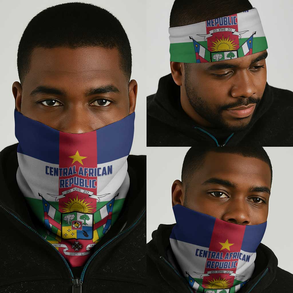 Central African Republic Neck Gaiter African Zo Kwe Zo LT01