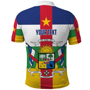 Personalized Central African Republic Polo Shirt African Zo Kwe Zo