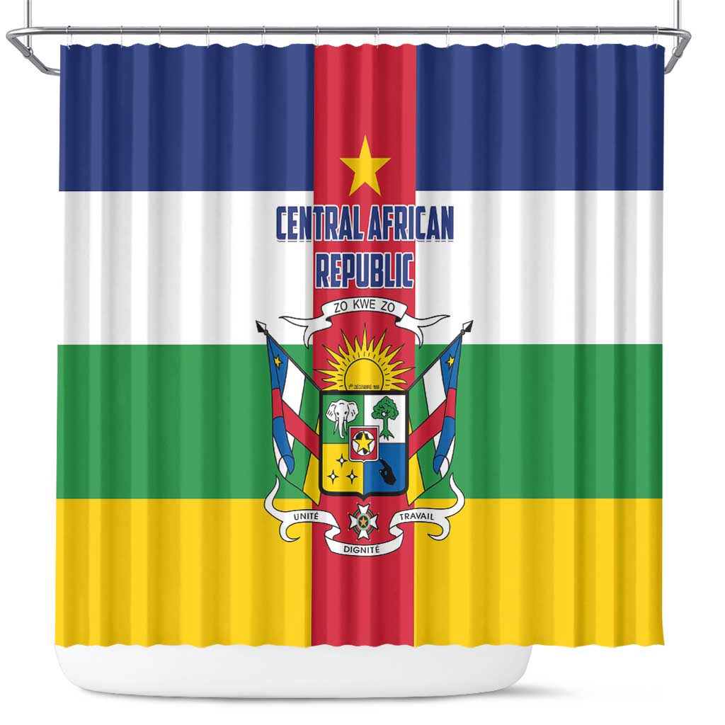 Central African Republic Shower Curtain African Zo Kwe Zo