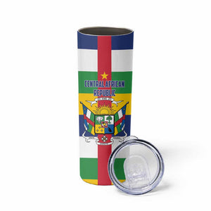 Personalized Central African Republic Skinny Tumbler African Zo Kwe Zo