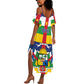 Personalized Central African Republic Summer Maxi Dress African Zo Kwe Zo