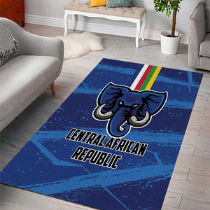 Central African Republic Football Area Rug African Come On Les Fauves