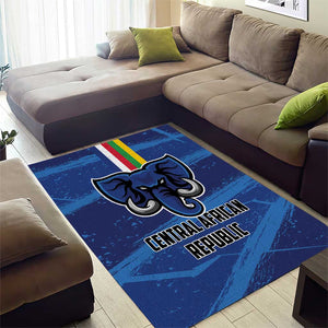 Central African Republic Football Area Rug African Come On Les Fauves