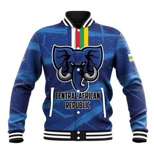 Custom Central African Republic Football Baseball Jacket African Come On Les Fauves LT01