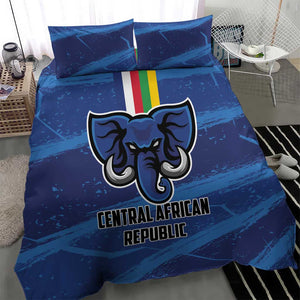 Central African Republic Football Bedding Set African Come On Les Fauves