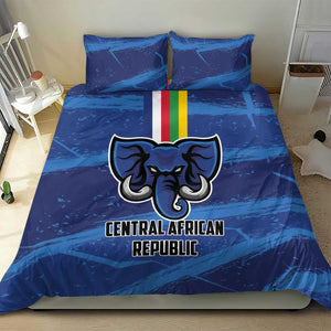 Central African Republic Football Bedding Set African Come On Les Fauves