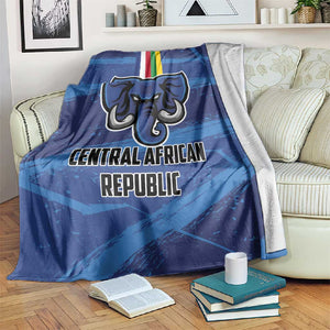 Central African Republic Football Blanket African Come On Les Fauves