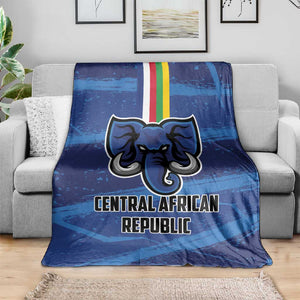 Central African Republic Football Blanket African Come On Les Fauves