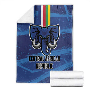 Central African Republic Football Blanket African Come On Les Fauves