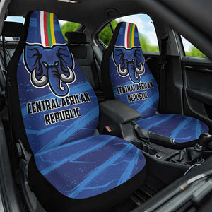 Central African Republic Football Car Seat Cover African Come On Les Fauves