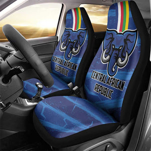 Central African Republic Football Car Seat Cover African Come On Les Fauves