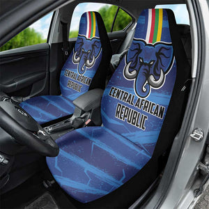 Central African Republic Football Car Seat Cover African Come On Les Fauves