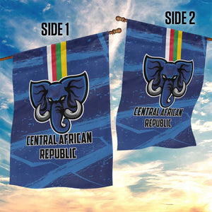 Central African Republic Football Garden Flag African Come On Les Fauves