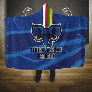 Central African Republic Football Hooded Blanket African Come On Les Fauves