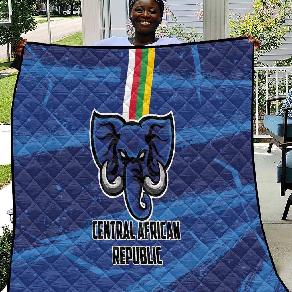 Central African Republic Football Quilt African Come On Les Fauves