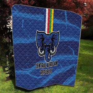 Central African Republic Football Quilt African Come On Les Fauves