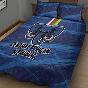 Central African Republic Football Quilt Bed Set African Come On Les Fauves