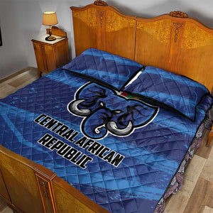 Central African Republic Football Quilt Bed Set African Come On Les Fauves