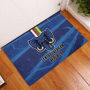 Central African Republic Football Rubber Doormat African Come On Les Fauves