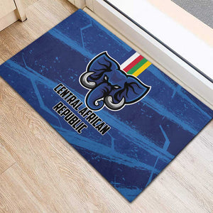 Central African Republic Football Rubber Doormat African Come On Les Fauves