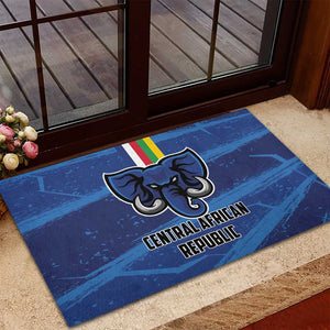 Central African Republic Football Rubber Doormat African Come On Les Fauves