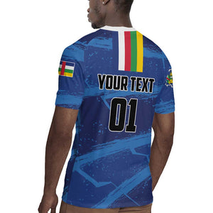 Custom Central African Republic Football Rugby Jersey African Come On Les Fauves